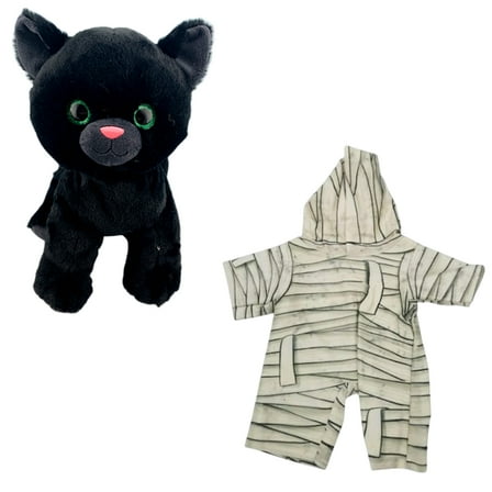 Bruce The Bat 16-Inch Plush Toy in Mummy Morph Suit - Halloween-Themed Bat Stuffed Animal - Perfect for Spooky Halloween Festivities