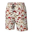 thumbnail image 5 of Naloa Cartoon Mushrooms Men's Beach Shorts, Surfing shorts, Swim trunks, Quick Dry Swim Trunks for Surfing Beach Fun - Large, 5 of 9