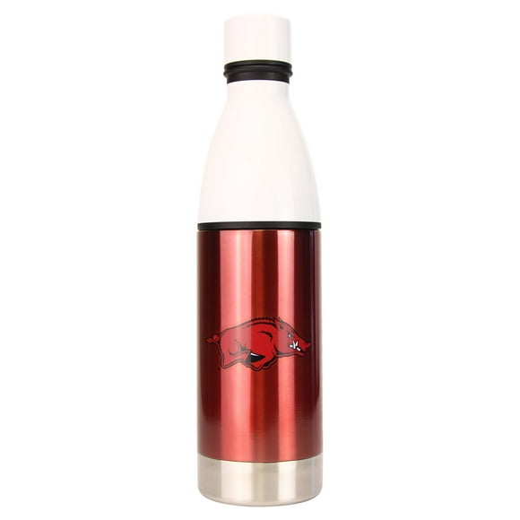 Boelter NCAA Bouteille d'Eau de Sport en Acier Inoxydable avec Résistante (25 Onces) (Arkansas Razorbacks)