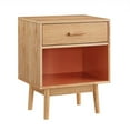 thumbnail image 1 of Linon Table de Bout en Bois Perry en Naturel, 1 of 12