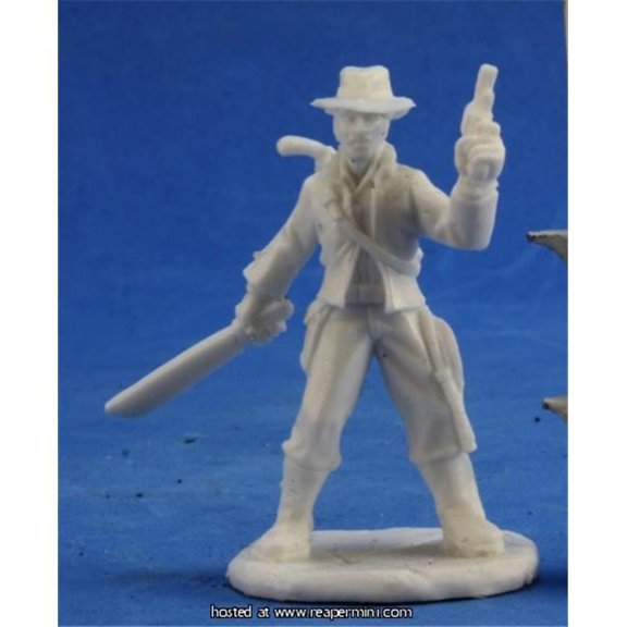 Reaper Miniatures REM80033 25mm Scale Frank Buck, Bob Ridolfi - Bones & Chronoscope