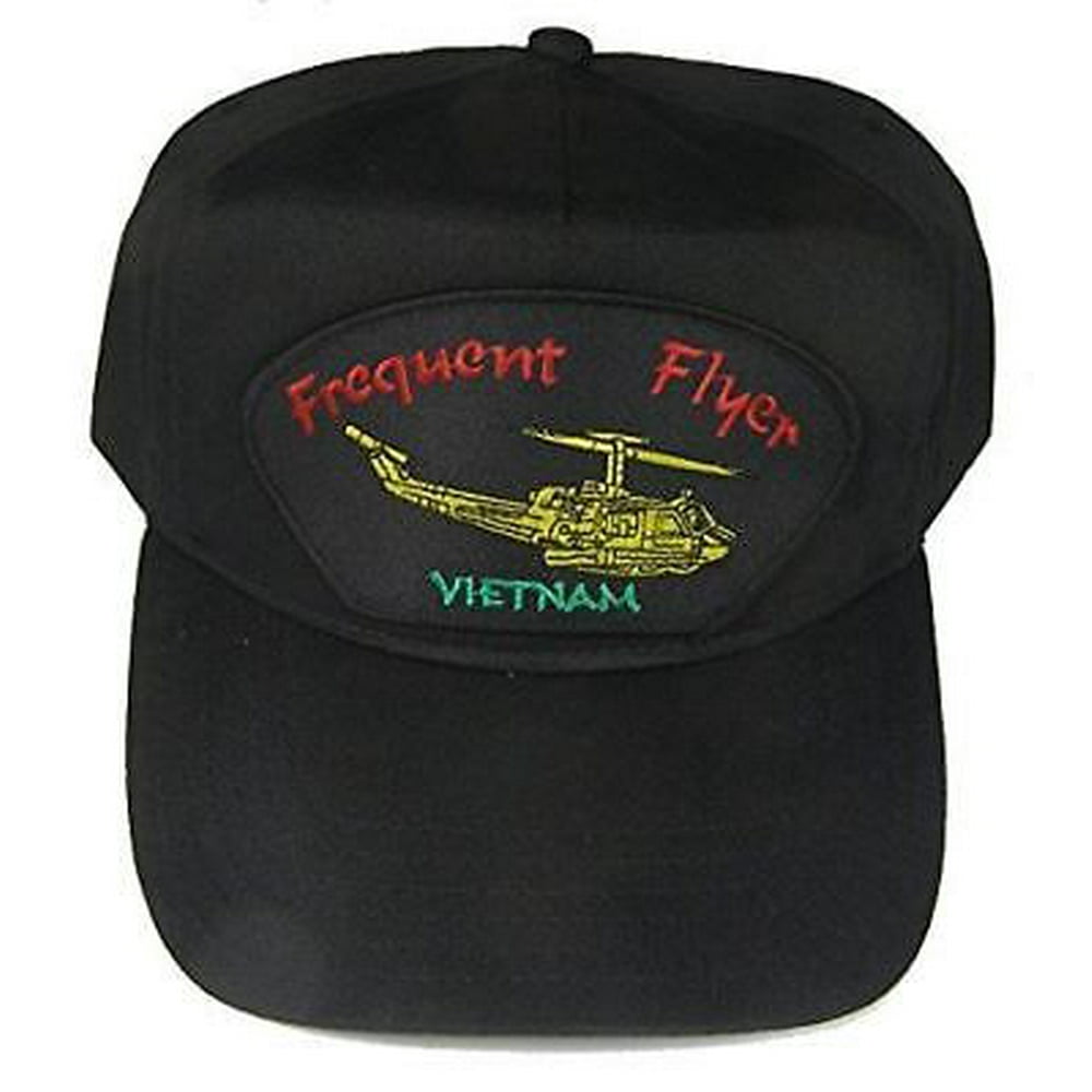 FREQUENT FLYER VIETNAM VETERAN HAT CAP HUEY HELICOPTER AVIATION ROTARY