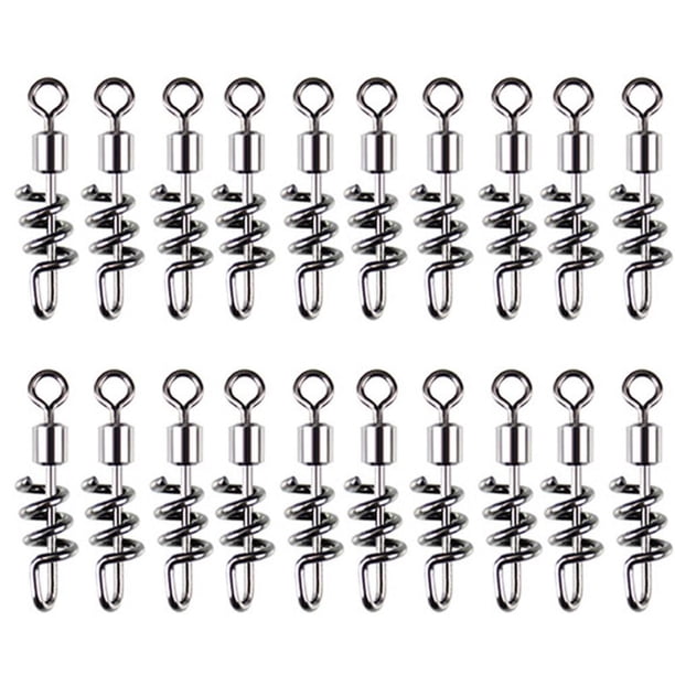 20 piezas rodamiento de barril de pesca giratorio anillo sólido de acero inoxidable (16mm) Tmvgtek Oficina Multiescena Multifunción