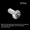 thumbnail image 3 of Unique Bargains M8x25mm Plastic Phillips Machine Screws, PC Flat Head Machine Bolts 10 Pack, 3 of 4