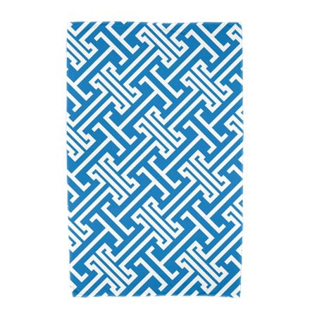Simply Daisy 30" x 60" Leeward Key Geometric Print Beach Towel