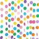 thumbnail image 1 of Guirnalda de papel RUBFAC con puntos circulares coloridos para decoración de fiesta (20 m), 1 of 1