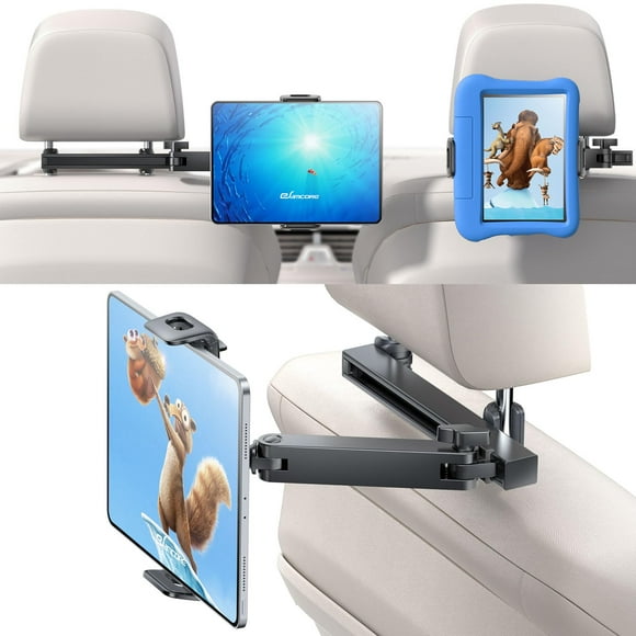 Soporte para tableta EsamCore, reposacabezas para asiento trasero de coche, 3 en 1