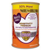 Parent's Choice Sensitivity Premium Baby Formula with Iron, Dual HMOs, 34 oz Canister