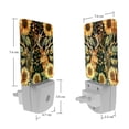 thumbnail image 7 of PhooArto Sunflower Deers Pattern Plug in LED Night Light Auto Sensor Dusk to Dawn Decorative Night for Bedroom, Bathroom, Kitchen, Hallway, Stairs, Baby's Room, Energy Saving, 7 of 7