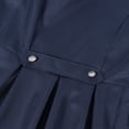 thumbnail image 3 of Hulanddfd Mens Coat Gothic Long Trench Coat, Stand Collar Double Breasted Outerwear with Silver Buttons, Vintage Wear, 3 of 7