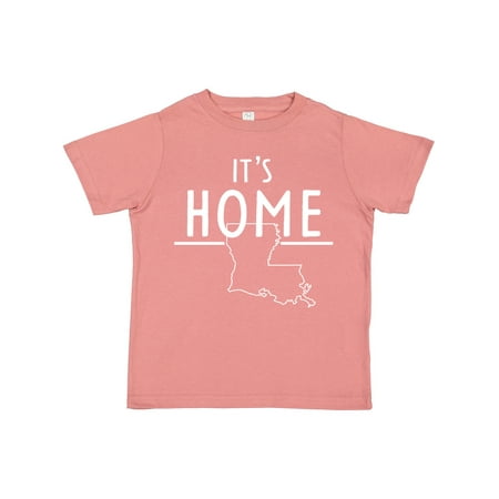 

Inktastic It s Home- State of Louisiana Outline Gift Toddler Boy or Toddler Girl T-Shirt