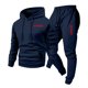 thumbnail image 5 of Ceisia Men's Loose Fit Heart Print Hooded Sweatshirt & Jogger Set - Warm Stretch Casual Two-Piece Tracksuit Gifts, 5 of 5