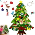 thumbnail image 1 of Árbol de Navidad de fieltro Montessori Everized para niños pequeños con luces, 1 of 5