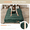 Green, variant on 8‑Inch Queen Folding Mattress, Corduroy Anti‑Slip Floor & Sofa Futon Mattress, Black