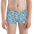thumbnail image 5 of Yiaed Rose Flowers Print Boys' Boxer Briefs Cotton Casual Stretch Comfort Boys Boxers - Kids Boxer Briefs Underwear for Boys (6-18)-XX-Small, 5 of 5