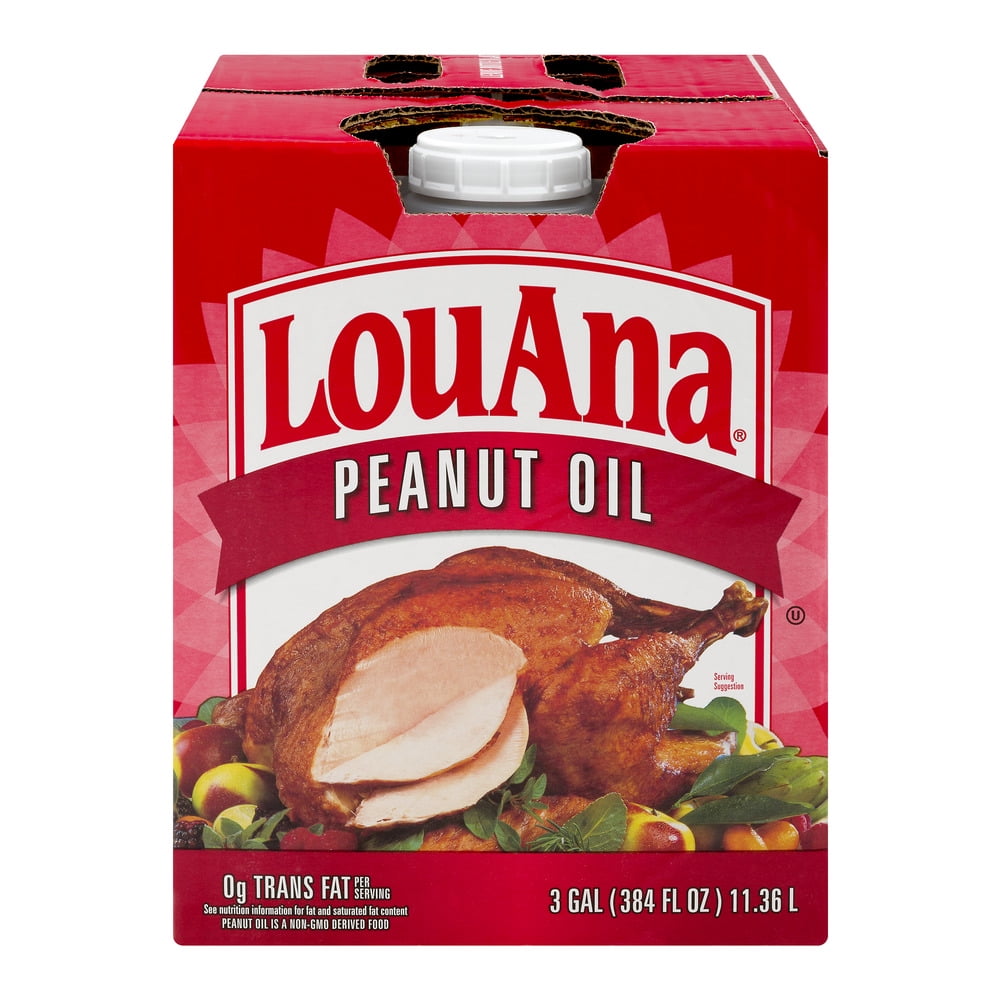 Pure Peanut Oil LouAna 3Gal Deep For Turkey Fryer Fries