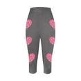 thumbnail image 4 of Buigttklop Valentine'S Day Heart Printed High Waisted Leggings for Women-Tummy Control Yoga Pants for Workout Running Athletic No See Through Plus Size, 4 of 4