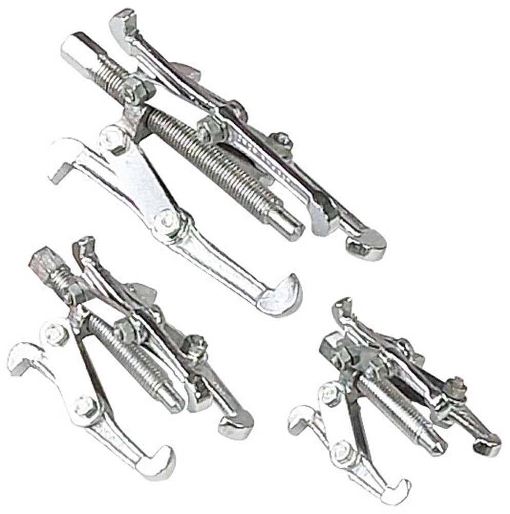 ToolUSA 3 PIECE SET OFAUTOMOTIVE GEAR PULLERS IS SIZES 3", 4", AND 6