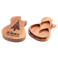 thumbnail image 3 of MasteelfCA Boîte de Rangement en Bois en Forme de Guitare, 3 of 8