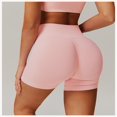 thumbnail image 4 of LYMAYTER Women Yoga Shorts for S-XL ‌Non-Roll Waist Biker Shorts High-Waist Quick-Dry Seamless Shorts, 4 of 9