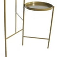 thumbnail image 3 of O'force Tri-Level Metal Plant Stand Gold, 3 of 7