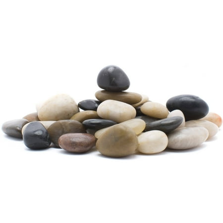 - 1 cm 20 lb Mixed Grade A Polished River Pebbles