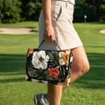 thumbnail image 3 of COEQINE Universal Golf Cart Seat Covers/Seat Blanket for EZGO Yamaha Club Car, Soft Seat Towel/Seat Cushions Folds Like a Bag for Easy Carry, All-Season, Vintage Tropical Hibiscus Leaf, 3 of 8
