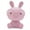Color:Pink, variant on LED USB Cartoon Wearing Glasses Cute Cute Rabbit Decoration Bedroom Night Lamp Table Lamp Toddler Girl Baby Lamp
