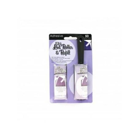 Mini Adhesive Lint Roller with Refill - Set of 24