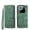 Green, variant on RFID Blocking Wallet Case for Xiaomi Redmi Note 15 Pro Plus Multifunctional Flip Cover with Card Slots & Cash Pocket, Magnetic Closure, TPU Bumper & Kickstand Stand Red