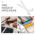 thumbnail image 3 of HOMEMAXS 1 Set Of Multi-Functional Pattern Making Ruler French Curve Sewing Ruler Curved Ruler Sewing Sewing Cutting Ruler Flexible Curve Ruler, 3 of 8