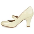 thumbnail image 3 of Journee Womens Wendy-09 Round Toe High Block Heel Pumps, 3 of 10