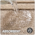 thumbnail image 6 of OEAKAY Bathroom Rug and Mat, Non Slip Bathroom Floor Mat, Absorbent Bath Rug, Washable Bathmats for Shower, Beige Bathroom Rug, 20"X32", 6 of 6