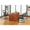 thumbnail image 5 of Genaro Series Guest Chair, Black Leather, Sled Base, 5 of 6