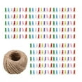 thumbnail image 3 of Jacksing Pinzas para la Ropa de MaderaMini Pinzas para la Ropa200 Piezas para proyectos de artesanía de Ropa Colgante de la Vida Diaria Khall GY04798, 3 of 6