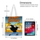 thumbnail image 5 of Johnny Bravo Bolso de tela con estampado de lienzo para mujer, bolsa de compras reutilizable y estética, con cremallera interior, regalo para mujer,40*40cm., 5 of 6