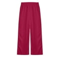 thumbnail image 5 of EnJoCho Girls Barrel Leg Sweatpants Baggy Elastic Waist Track Pants Casual Wide Leg Trousers Plain Pocket Loose Fit Joggers Street Style Comfort 5-12 Years, 5 of 7