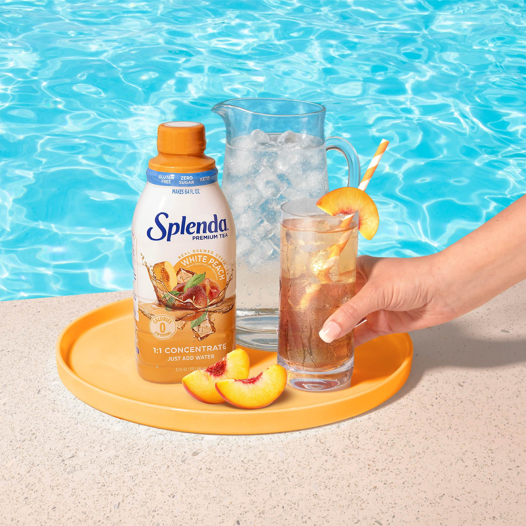 Splenda White Peach Tea Concentrate - 32oz