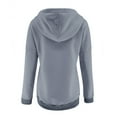 thumbnail image 4 of ZSQDM Under $20 Fruit Of The Loom Fleece Hoodies, Pullover & Full Zip, Moisture Wicking & Breathable Polyester,Spandex Women'S Hoodies & Sweatshirts Grey Women'S Nylon Hoodie L, 4 of 7