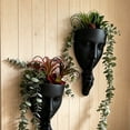 thumbnail image 6 of Face Shaped Wall Planter, Silence Face Art Wall Hanging Vase, Unique Human Head Flower Pot, Decorative Wall Mounted Planter, Indoor Outdoor Succulent Planter for Home Garden Wall Decor, 6 of 6