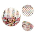 thumbnail image 3 of Unique Bargains 1 Pc Convenient Round Hair Comb Colorful Acetate Sheet, 3 of 6