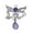 A, variant on Crystals Wing Charm Sturdy Alloy Materials for Handmade Craft and Fashion Embellishment