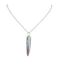 thumbnail image 1 of Collier Pendentif Hibou Argenté avec Charme de Lune Bijou Animal Élégant pour Femmes, 1 of 7