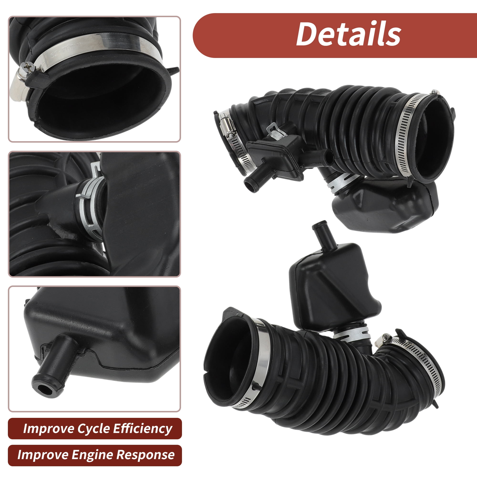 Unique Bargains Air Intake Hose Tube for Infiniti FX35 2009-2012 Left & Right Side