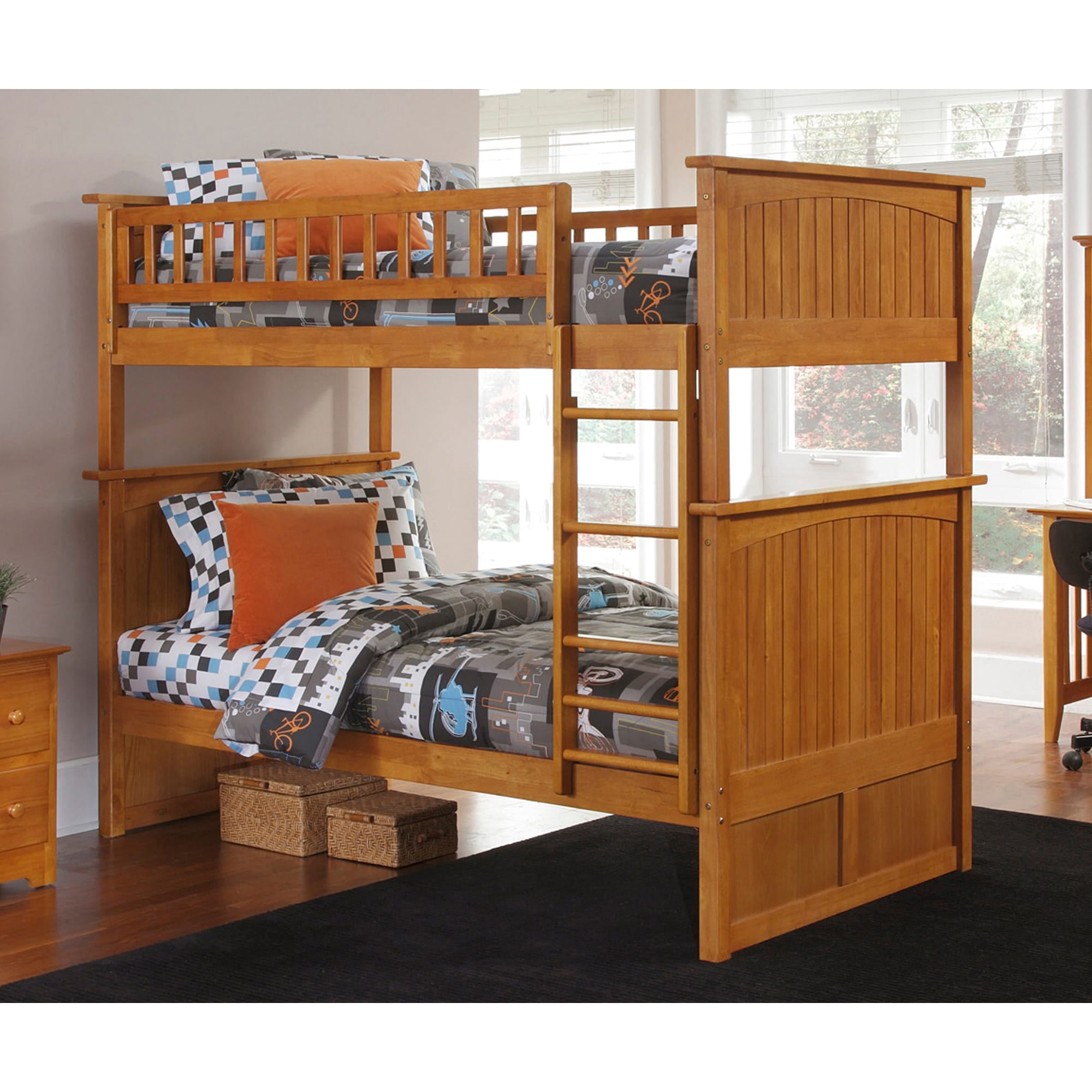 Atlantic Furniture Nantucket Bunk Bed Twin Over In Caramel Atlantic Furniture Nantucket Bunk Bed Twin Over In Caramel Latte Com