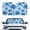 Blue Palm Monstera, variant on FUIALDOLG Blue Palm Monstera Car Windshield Sun Shade,Foldable Sunshade for Front Window Auto Windshield Sunshade Protect from Sun Rays Heat,Fits Most Cars Trucks & SUVs