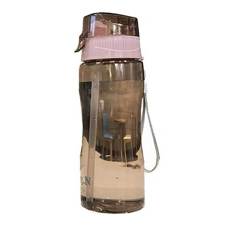 

UDIYO Straw Bottle 580ml Straw Bottle Leak-proof Large Capacity Portable Ensure You Drink Enough Water Drink Jug for Gym