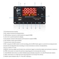 thumbnail image 3 of 12V Bluetooth-compatible 5.0 Mp3 Tablero decodificador Pantalla a color con control remoto, 3 of 9