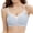 c01Blue, variant on Women's Lightly Padded Bra Wirefree Lace Bow Trim Bralette V-Neck Spaghetti Straps Soft Supportive Bra for Small Breasts Blue L