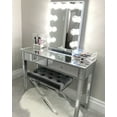 thumbnail image 5 of Impressions Vanity Hollywood Glow Vanity Mirror with Lights and Standing Base (Shimmery Silver), 5 of 11